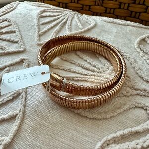☀️ NWT J. CREW Rose Gold Double Wrap Bracelet